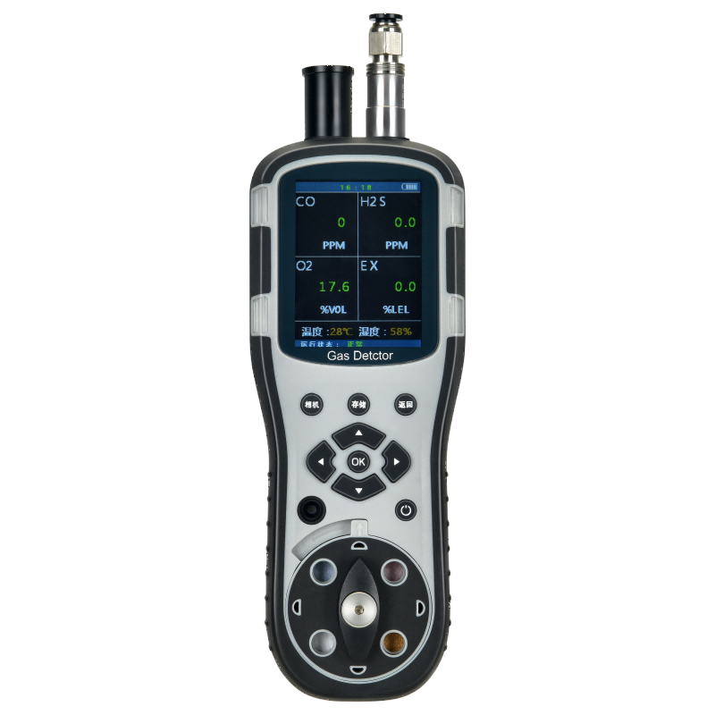 Intelligent cloud contact line handheld 4-in-1 gas detector