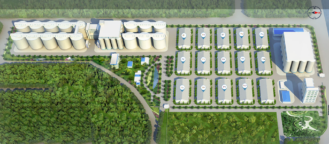 About the monitoring scheme for wireless transmission of gas in reserve grain silos